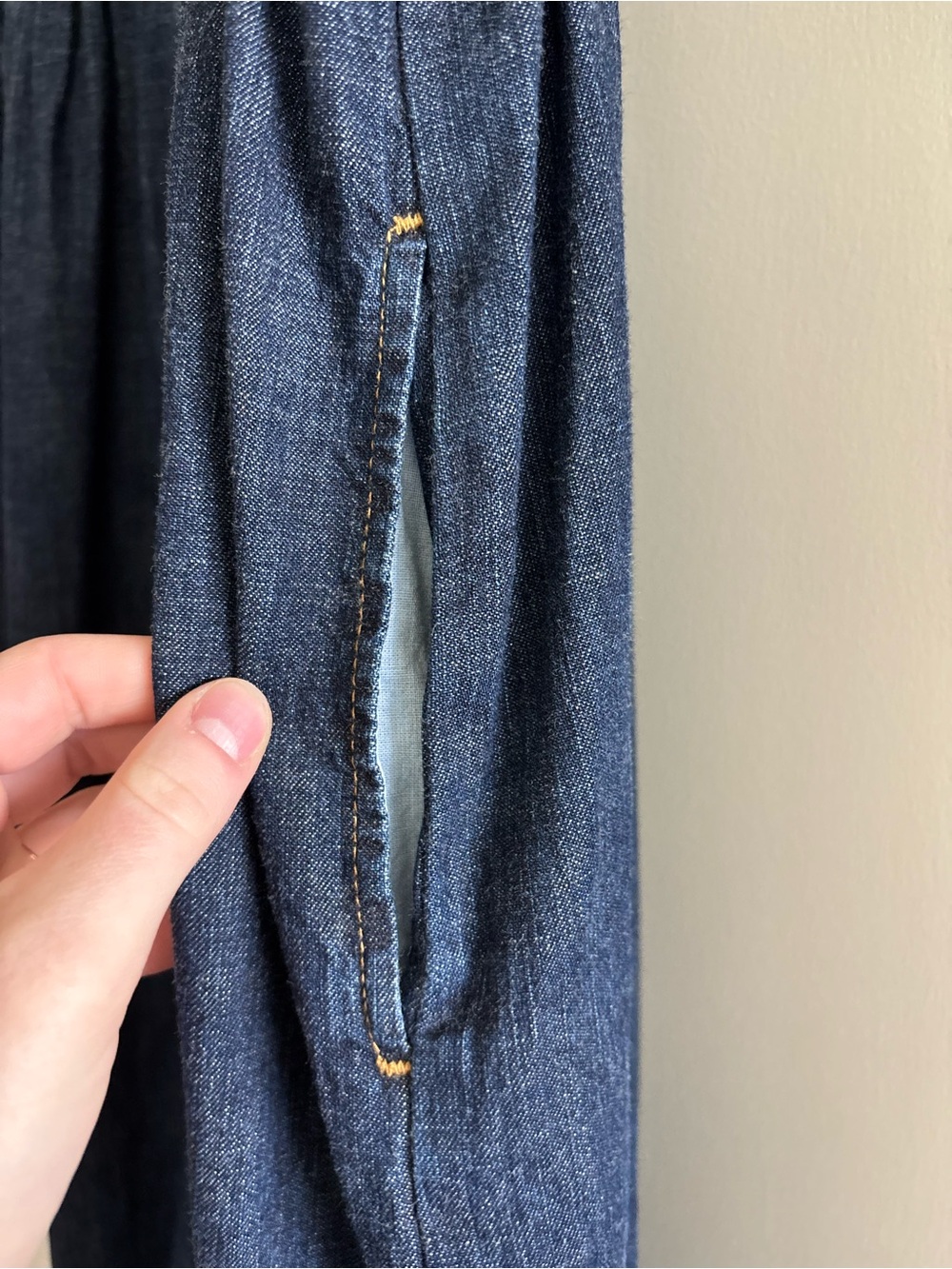 Rachel Comey Indigo Denim Maxi Dress - Picture 3 of 10